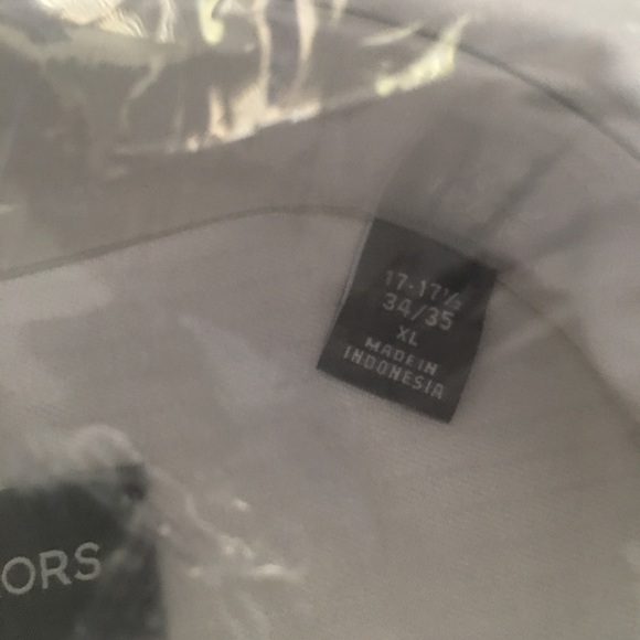NWT-MICHAEL KORS-White Slim Fit X-Lg Shirt - Picture 3 of 6